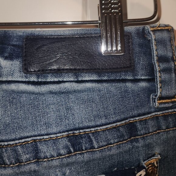 SEVEN7 Brand Slim Boot Cut Jeans Size 6 Cowgirl Style - Picture 8 of 13